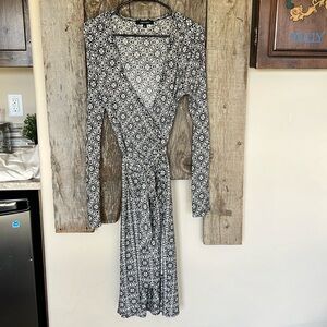 Karen Kane faux wrap dress